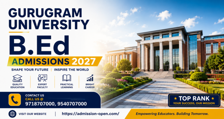 B.Ed Admission 2027 from CBLU